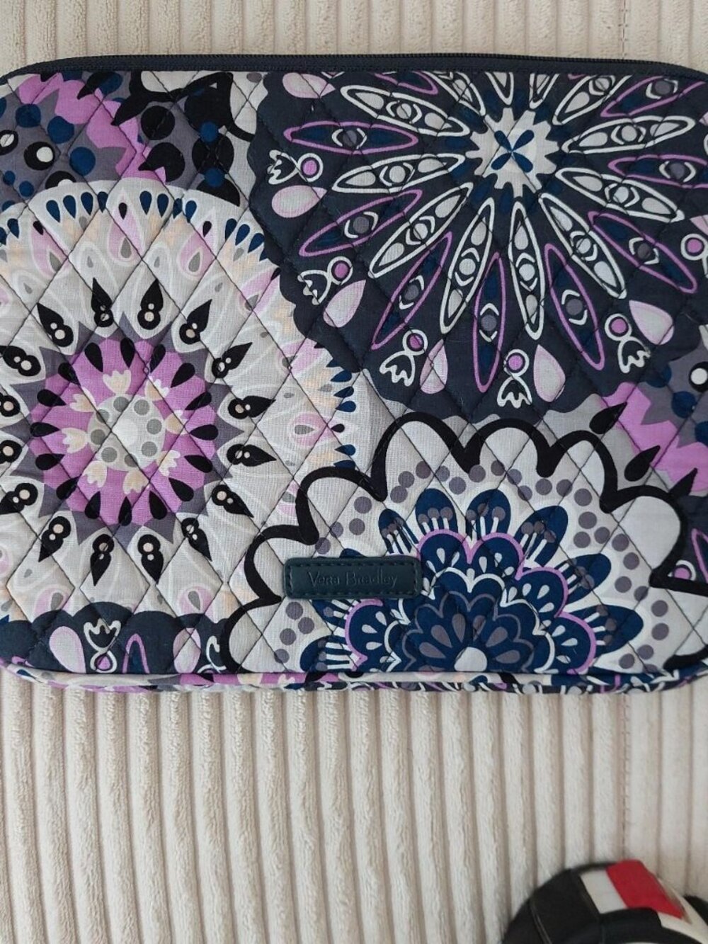 Vera Bradley Mimosa Medallion sleeve tablet case purple